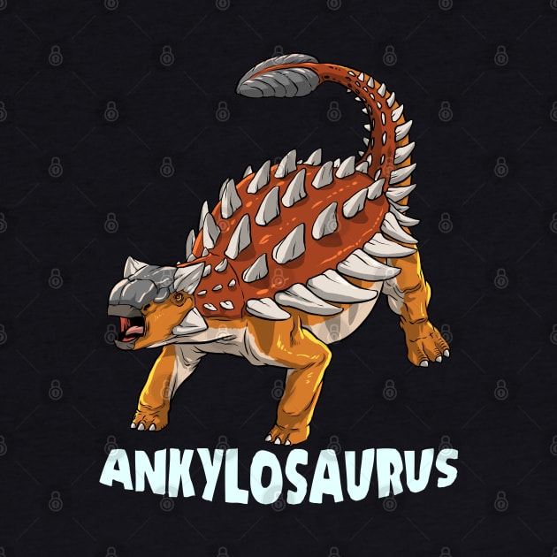 Ankylosaurus Dinosaur Design by Terra Fossil Merch